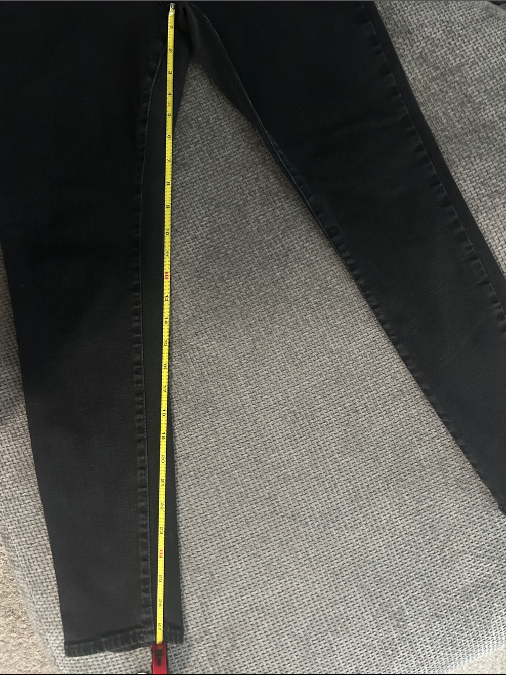 a.n.a A New Approach Women’s Size 14 Mid Rise Skinny Black Stretch Jeans - Picture 6 of 12